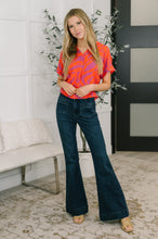 Load image into Gallery viewer, Know Me At All Abstract Split Neck Blouse
