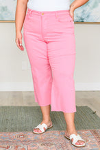 Load image into Gallery viewer, Lisa High Rise Control Top Wide Leg Crop Judy Blue Jeans in Pink
