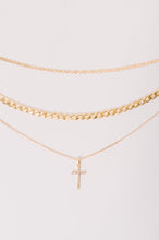 Load image into Gallery viewer, Layered Faith Necklace in Gold
