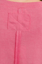 Load image into Gallery viewer, Leave It to Me Waffle Knit Relaxed Tee in  Pink
