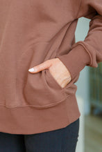 Load image into Gallery viewer, Make No Mistake Mock Neck Pullover in Cocoa
