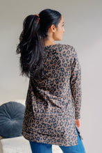 Load image into Gallery viewer, Leopard Lure V-Neck Tunic
