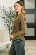Load image into Gallery viewer, Lesson Learned Mineral Wash Raglan Sleeve Top
