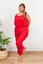Load image into Gallery viewer, Livin' The Dream Jumpsuit in Red
