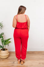 Load image into Gallery viewer, Livin' The Dream Jumpsuit in Red

