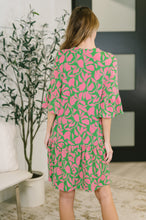 Load image into Gallery viewer, Lizzy Sunday Dress in Emerald Abstract Floral
