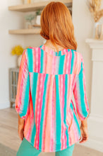 Load image into Gallery viewer, Lizzy Top in Ombre Mint Stripe
