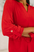 Load image into Gallery viewer, Lizzy Top in Red
