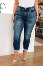 Load image into Gallery viewer, London Midrise Cuffed Boyfriend Jeans by Judy Blue
