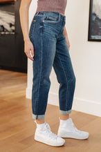 Load image into Gallery viewer, London Midrise Cuffed Boyfriend Jeans by Judy Blue
