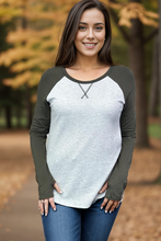 Load image into Gallery viewer, Look At The Time - Thumbhole Raglan
