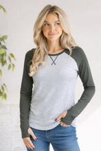 Load image into Gallery viewer, Look At The Time - Thumbhole Raglan
