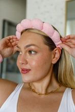 Load image into Gallery viewer, Lost in the Moment Headband and Wristband Set in Pink
