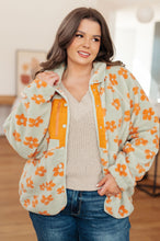 Load image into Gallery viewer, Love It Don't Leave It Floral Fleece Jacket
