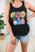 Load image into Gallery viewer, USA Sunflower Tank
