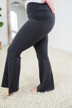 Load image into Gallery viewer, Stand by Me Flare Yoga Pants in Charcoal
