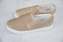 Load image into Gallery viewer, Four Seasons Rose Gold Glitter Sneaker
