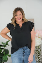 Load image into Gallery viewer, Charming Top in Black
