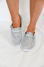 Load image into Gallery viewer, Corkys My Kayak Slides in Light Blue Glitter
