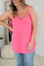 Load image into Gallery viewer, Sundown Reversible Cami in Neon Coral

