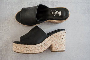 Solstice Sandals in Black by Corkys