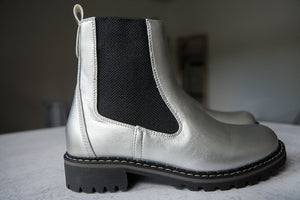 To Be Honest Boots in Silver by Corkys