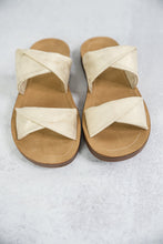 Load image into Gallery viewer, With a Twist Sandals in Gold by Corkys
