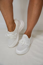 Load image into Gallery viewer, Soft Serve Sneakers in White Glitter by Corkys
