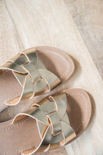 Load image into Gallery viewer, Rouge Sandals in Gold Metallic
