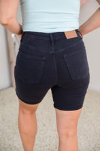 Load image into Gallery viewer, Fun in Navy Tummy Control Judy Blue Bermuda Shorts
