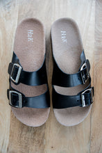 Load image into Gallery viewer, On a Voyage Sandals in Black

