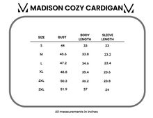 Load image into Gallery viewer, Madison Cozy Cardigan - Sage/Blue Mix
