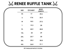 Load image into Gallery viewer, Renee Ruffle Tank - Teal
