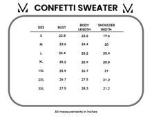 Load image into Gallery viewer, Confetti Sweater - Charcoal
