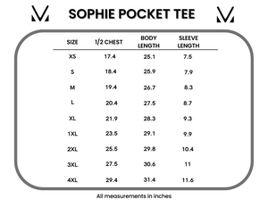 Sophie Pocket Short Sleeve Tee - Black