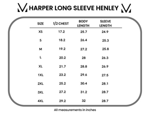 Harper Long Sleeve Henley Top - Olive