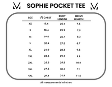 Load image into Gallery viewer, Sophie Pocket Short Sleeve Tee - Blue
