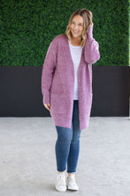 Load image into Gallery viewer, Madison Cozy Cardigan - Frosted Berry
