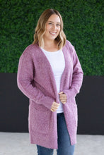 Load image into Gallery viewer, Madison Cozy Cardigan - Frosted Berry
