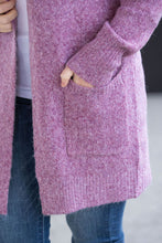 Load image into Gallery viewer, Madison Cozy Cardigan - Frosted Berry
