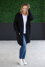 Load image into Gallery viewer, Madison Cozy Cardigan - Jet Black
