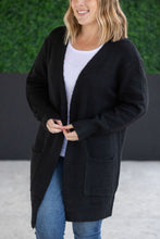 Load image into Gallery viewer, Madison Cozy Cardigan - Jet Black
