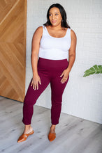 Load image into Gallery viewer, Magic Ankle Crop Skinny Pants in Wine
