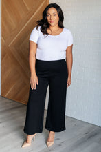 Load image into Gallery viewer, Magic Wide Leg Crop Pants in Black
