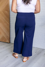 Load image into Gallery viewer, Magic Wide Leg Crop Pants in Navy
