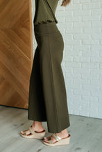 Load image into Gallery viewer, Magic Wide Leg Crop Pants in Olive
