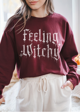 Load image into Gallery viewer, Feeling Witchy Graphic Sweatshirt (multiple color options)
