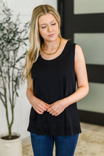 Load image into Gallery viewer, Mellow Muse Relaxed Knit Tank in Black

