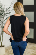 Load image into Gallery viewer, Mellow Muse Relaxed Knit Tank in Black
