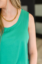 Load image into Gallery viewer, Mellow Muse Relaxed Knit Tank in Emerald
